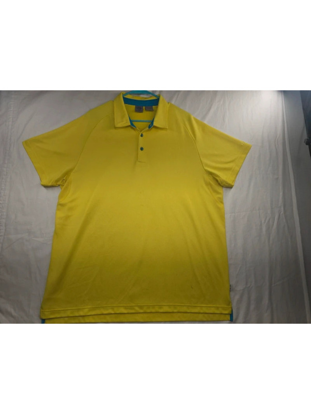 Snake Eyes Dry-18 Yellow Performance Golf Polo Men's 2XL